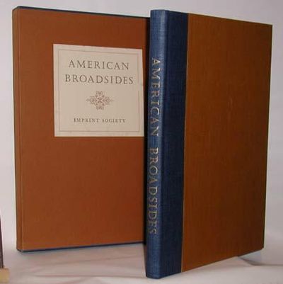 Barre, Mass.: Imprint Society, 1971. Limited first edition. In fine condition bound in 1/4 blue and ...