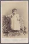 (Cabinet card photo): Toddler in Cape May, New Jersey