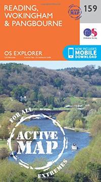 Reading, Wokingham & Pangbourne Map | Weatherproof | Thames Path | Ordnance Survey | OS...