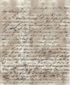 Autograph Letter Signed, as a member of the Indiana House of Representatives, to his wife, Emma A. Bearss, Washington, August 25, 1842