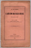Du mouvement de l'aliénation mentale en France de 1835 à 1882.