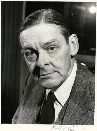T. S. ELIOT (1950, 1961) Set of 2 photos