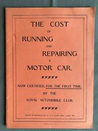 image of The Cost of Running and Repairing a Motor Car