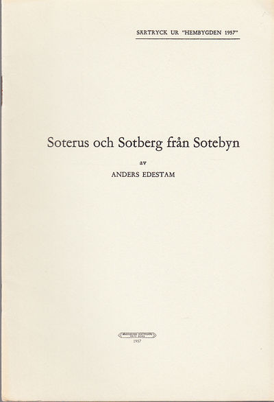 Soterus och Sotberg från Sotebyn av Anders…