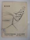 Third Bi-Annual Exhibition of Paintings and Drawings by Paul Klee
