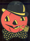 JACK O' LANTERN WITH HAT CARDBOARD DECORATION