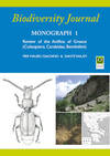 Review of the Anillina of Greece (Coleoptera, Carabidae, Bembidiini). In 4to, pictorial wrappers, pp. 112 with 248 figs. Monograph n. 1 of Biodiverrsity Journal