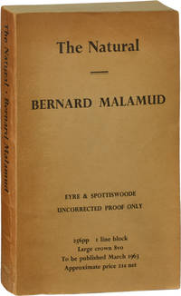 image of The Natural (Uncorrected Proof of the First UK Edition)