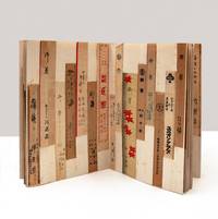 A collection of approximately 1650 chopstick wrappers, all of Japanese origin, pasted in four 8vo and two large 8vo albums, various bindings