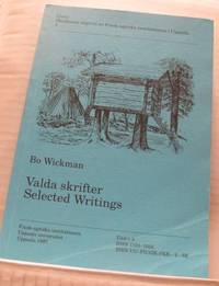 Valda skrifter. Selected Writings. Utgivna med…