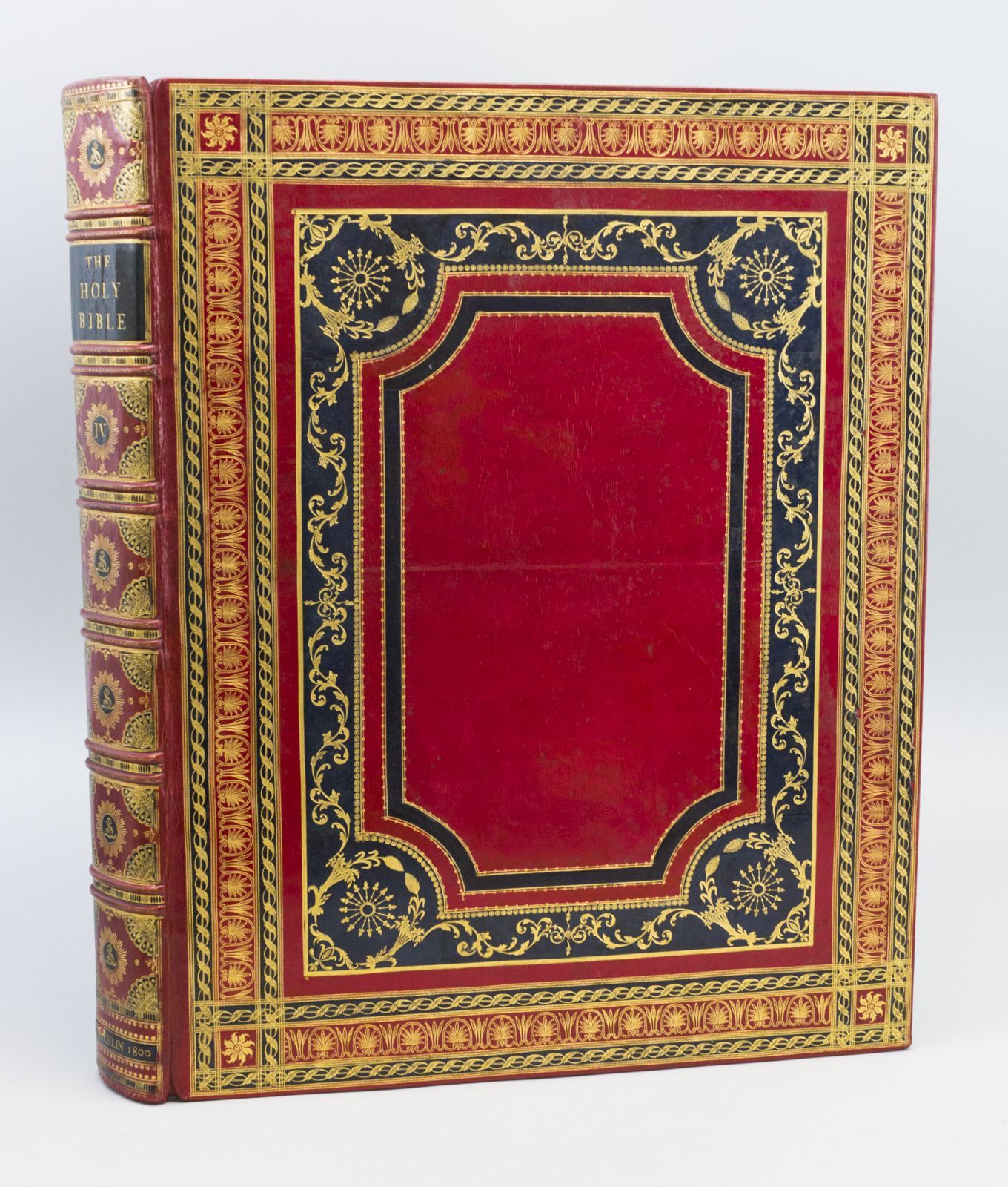 (THE MACKLIN BIBLE) by (BINDINGS FRIEDRICH KRAUSS). BIBLE IN