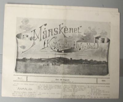 Månskenet. Kalfsunds Hafs-blad. N:o 1 den 28…