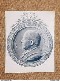 Medaglia a Papa Pio XI Scultore ignoto e da identificare Stampa del 1929