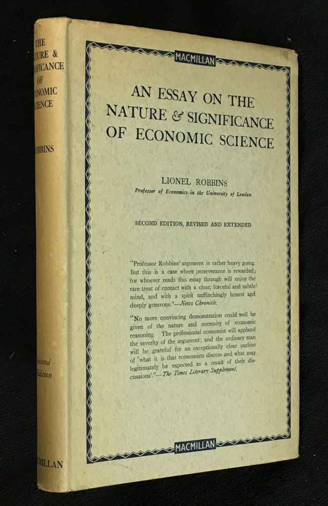 The nature of economics