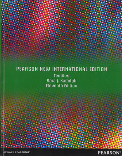 PEARSON NEW INTERNATIONAL EDITION. TEXTILES.