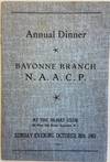 Program from Annual N.A.A.C.P Dinner in New Jersey, 1962