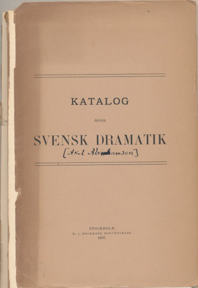 En större och sällsynt samling af svensk…