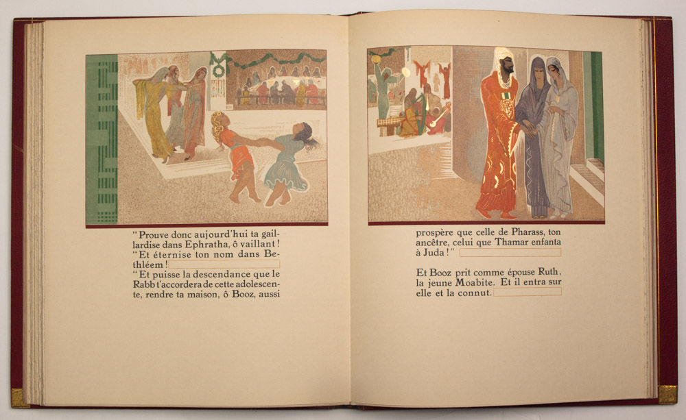 Ruth Et Booz Translation By J C Mardrus By O T Francois Louis Bible Signed 1930 From Thomas A Goldwasser Rare Books Sku