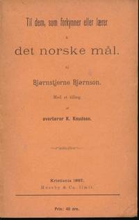 Til dem, som forkynner eller lærer det norske…