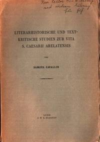 Literarhistorische und textkritische Studien zur…