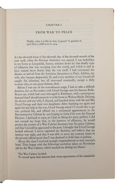 The Supreme Command 1914-1918; The Supreme Control at the Paris Peace Conference 1919 . 2 vols. + supplement. (photo 10)