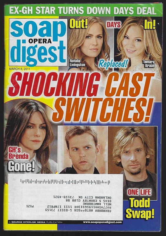 Soap Opera Digest - Soap Opera Digest March 8, 2011