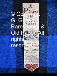 cover of A Present from The Crystal Palace. Designed by Sir Josh. Paxton, M.P., Opened by the Queen, May 10, 1854.
