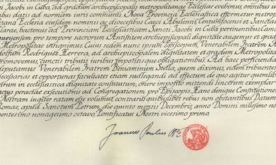 Pope John Paul II Issues a Declaration in the Wake of the First Ever Papal Visit to Cuba, in Which He Met With Fidel Castro, Announcing the Expansion of the Church There