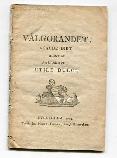 Välgörandet. Skalde-dikt. Belönt af sällskapet…
