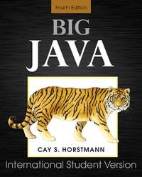 Big Java 4th Edition for Java 7 and 8