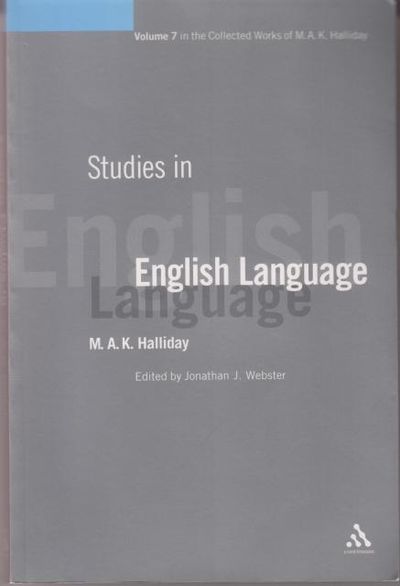 Studies in English Language. Edited by Jonathan…
