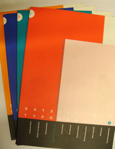 Satztechnik und Typografie. 1-4
