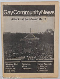 cover of GCN: Gay Community News; the gay weekly; vol. 6, #42, May 19, 1979: Attacks at Anti-Nuke March