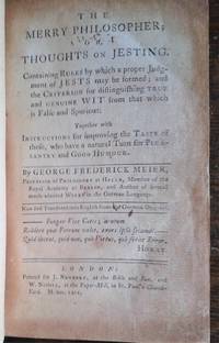 cover of The Merry Philosopher or Thoughts on Jesting