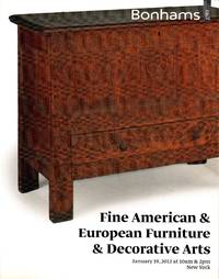 Fine American & European Furniture & Decorative Arts, New York, January 19, 2012 (Sale 19530)