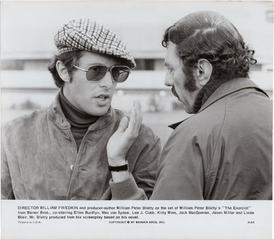 The Exorcist (Two original photographs from the set of the 1973 film)