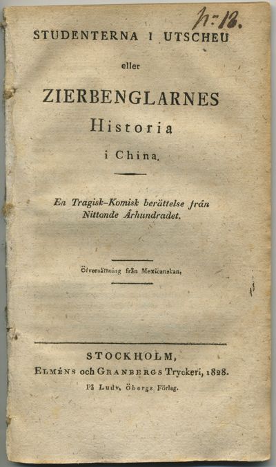 Studenterna i Utscheu eller Zierbenglarnes…