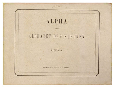 Alpha van het Alphabet der Kleuren; (photo 2)