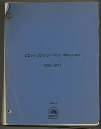 [Screenplay format]: 20th Century-Fox Releases 1926-1973