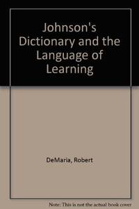 image of Johnson's Dictionary and the Language of Learning