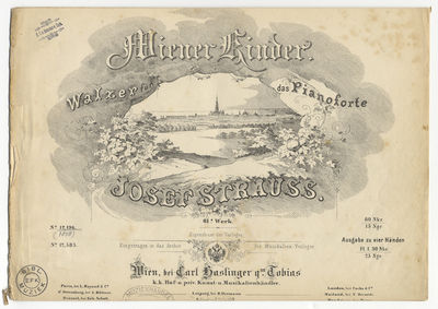[Op. 61]. Wiener Kinder. Walzer für das Pianoforte... 61s Werk. [Piano score]