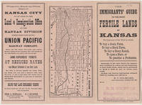 image of KANSAS / THE BEST PART OF THE WEST TO BUY A GRAIN FARM . . . STOCK FARM . . . SHEEP RANCH . . . OPEN A STORE, OR TO PRACTICE A PROFESSION." The Immigrants' Guide to the Most Fertile Lands of Kansas. . .