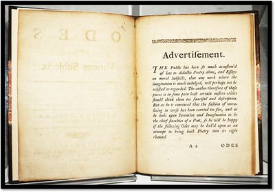 Odes on Various Subjects [First...; (photo 2)