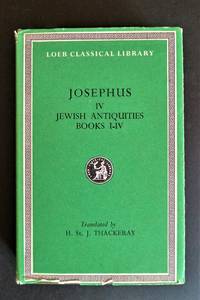 Josephus IV by Thackeray, J - 1967