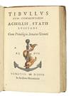View Image 1 of 6 for Catvllvs cvm commentario Achillis Statii Lvsitani : Tibvllvs cvm commentario Achillis Statii Lvsitan... Inventory #4902