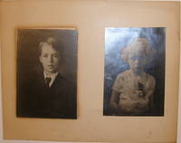 Two Black and White Portraits of Children.