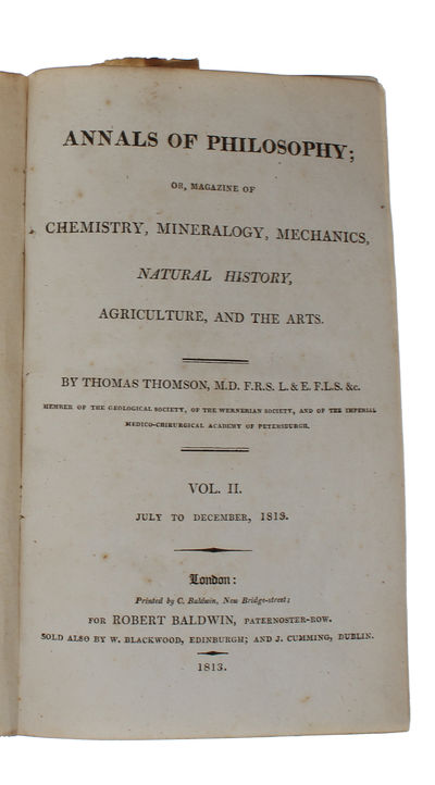 Experiments on the Nature of Azote, of Hydrogen, and of Ammonia, and upon the Degrees of Oxidation of which Azote is susceptible. (+) Essay on the Cause of Chemical Proportions, and on some Circumstances relating to them: together with a short and eas... (photo 3)