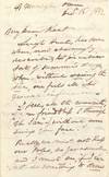Cruikshank Sketches a Sign in a long Autograph Letter Signed