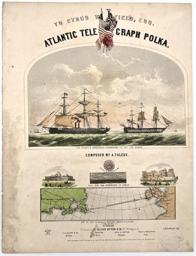 Transatlantic Telegraph Related Sheet...; (photo 1)