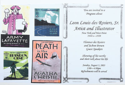 Archive of artwork for dust jackets...